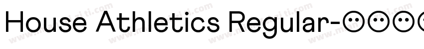 House Athletics Regular字体转换